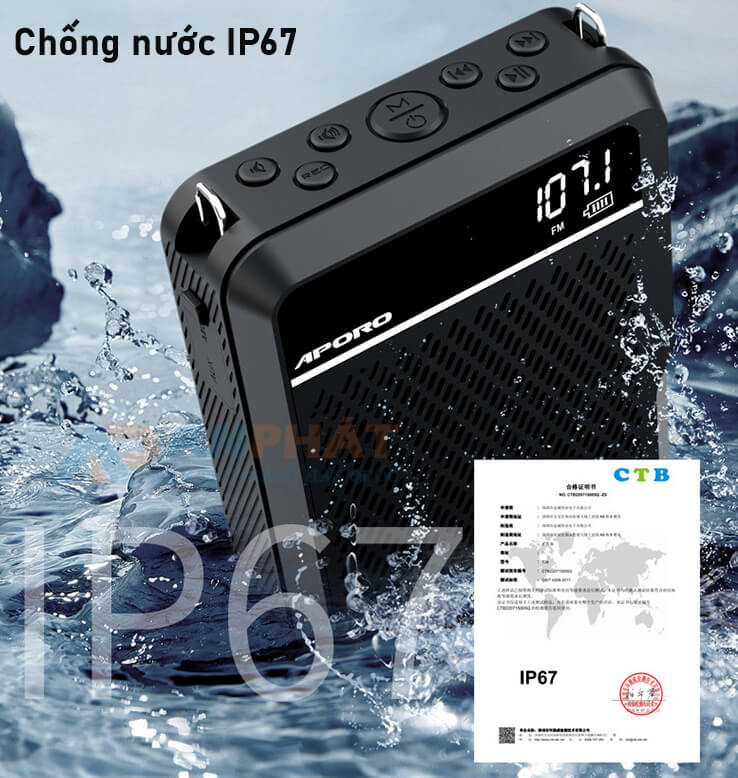 may tro giang t28 uhf chong nuoc ip78