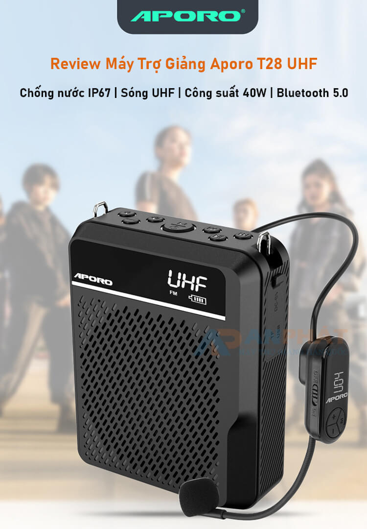review may tro giang aporo t28 uhf